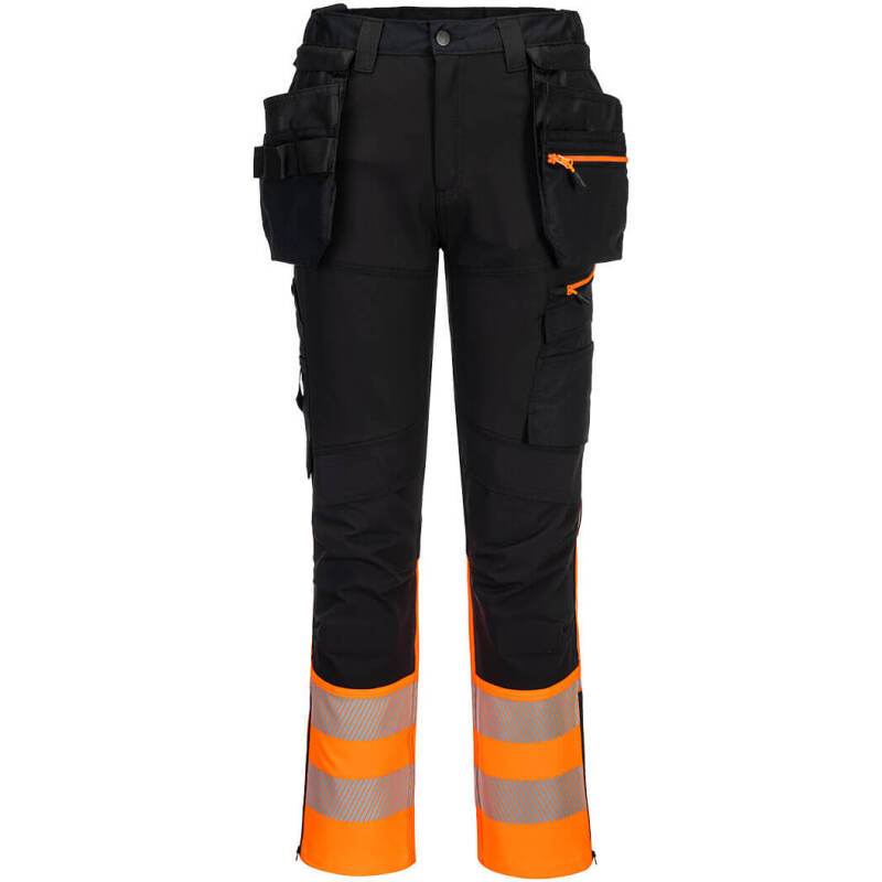 Portwest DX457 Pantalon DX4 artisans haute-Visibilité classe 1 avec poches flottantes démontables