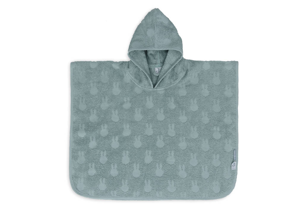 badstof badponcho Miffy Jacquard Sea Green