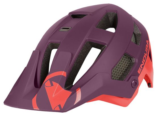 Casque Endura SingleTrack Grenade Violet / Rouge