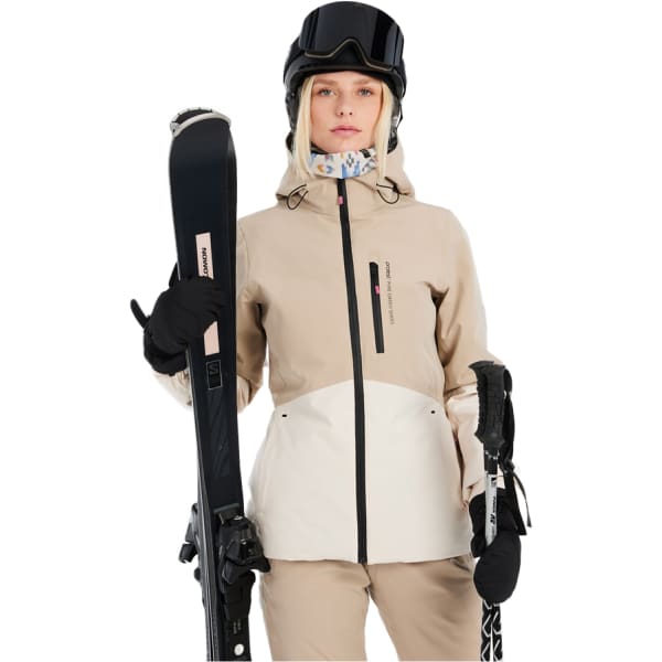 Veste de ski PROTEST PRTDISK SNOWJACKET W BAMBOO BEIGE