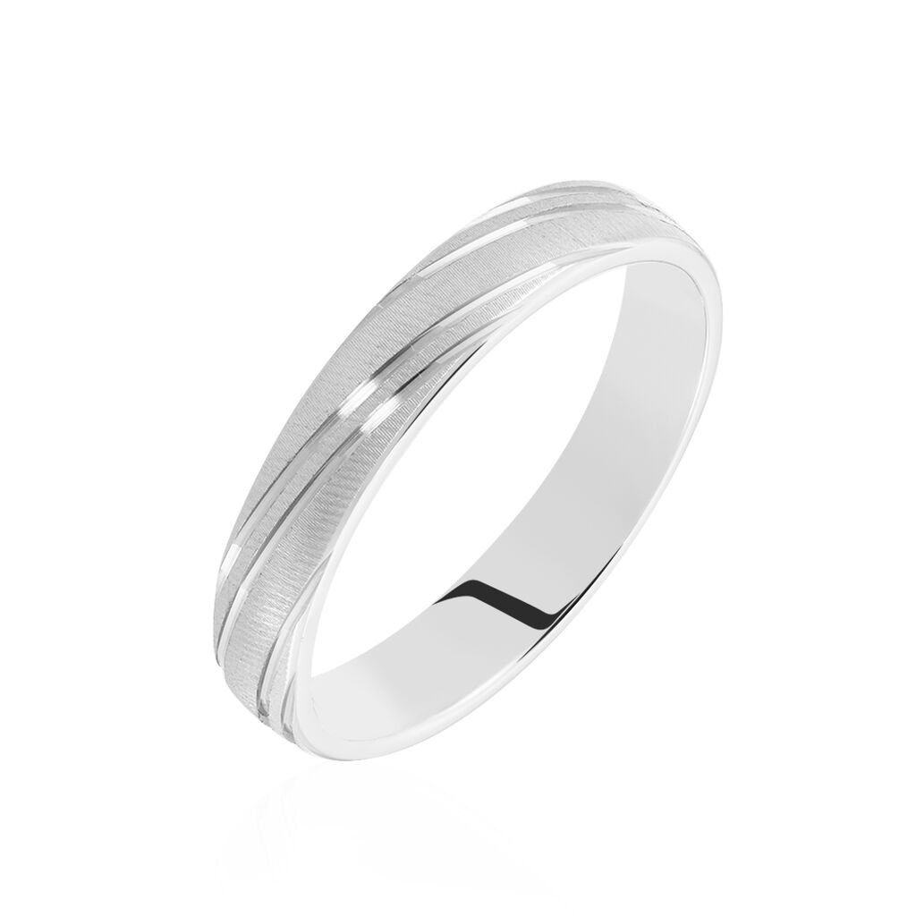 Alliance Ketly Ruban Plat Argent Blanc