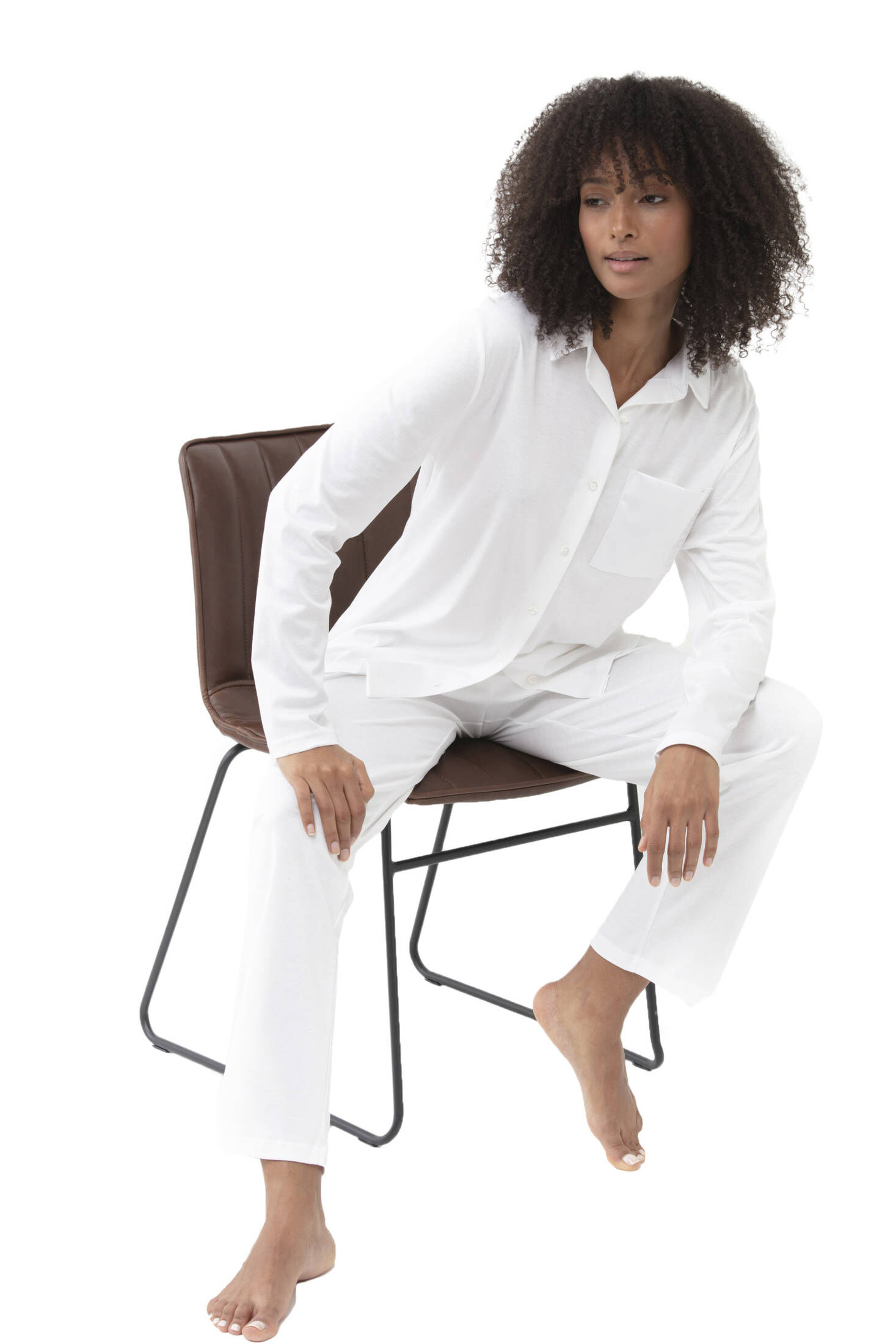 mey| Damen Pyjama Shirt