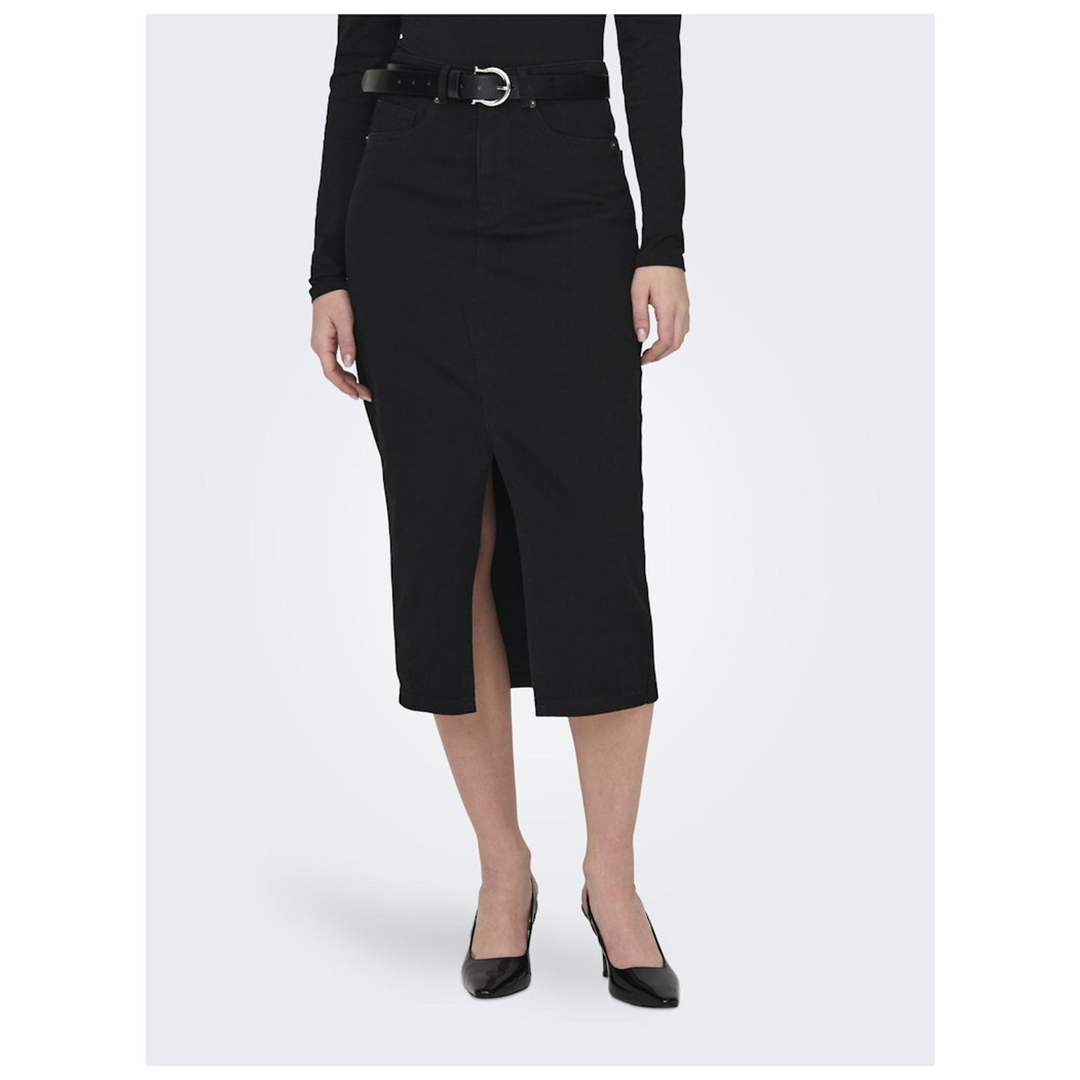 Only ONLSIRI FRONT SLIT SKIRT DNM G