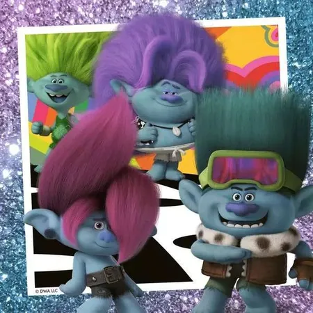 Ravensburger Puzzle - Trolls 3,3 x 49 Teile