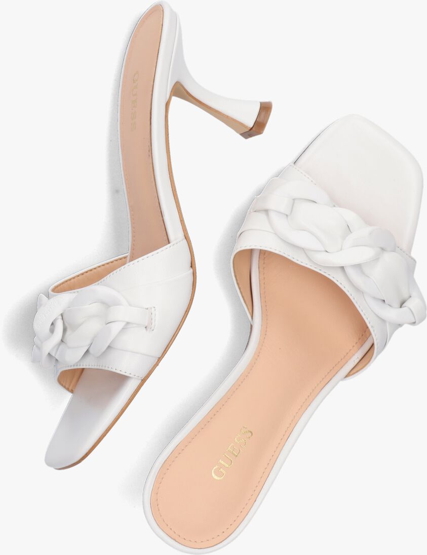 GUESS witte guess muiltjes dillie