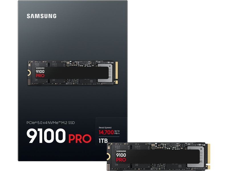 Samsung SSD 9100 PRO M.2 2280 NVMe 1000 GB M.2-Solid State Drive für anspruchsvolle Anwendungen und Workloads