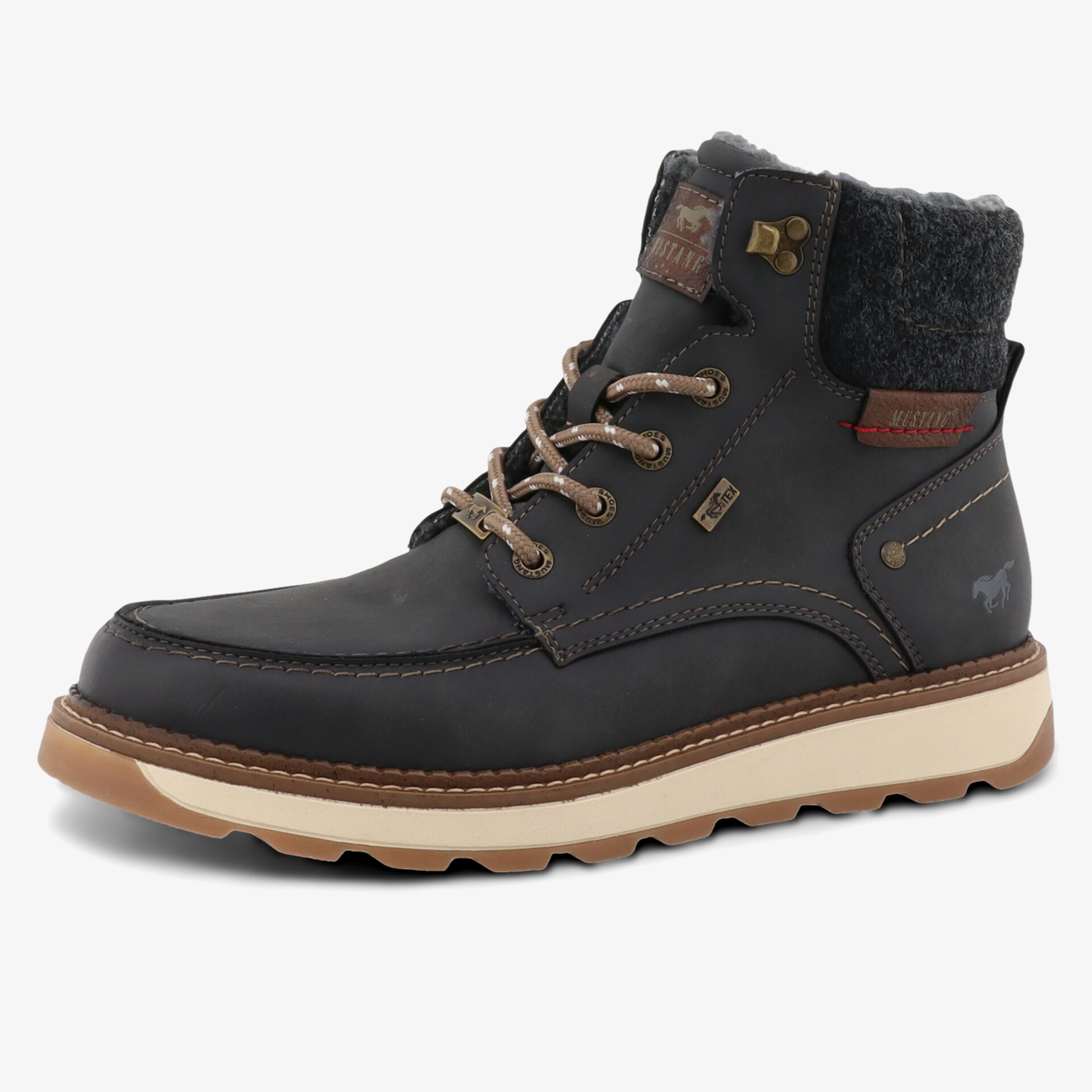 MUSTANG Herren Winterstiefel grau
