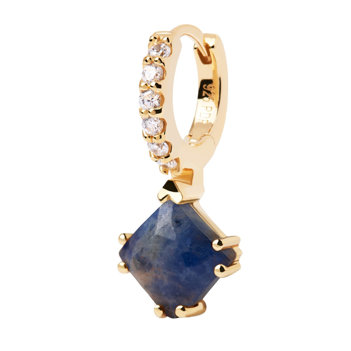 Boucle d'oreille individuelle PdPaola Fuji Sodalite