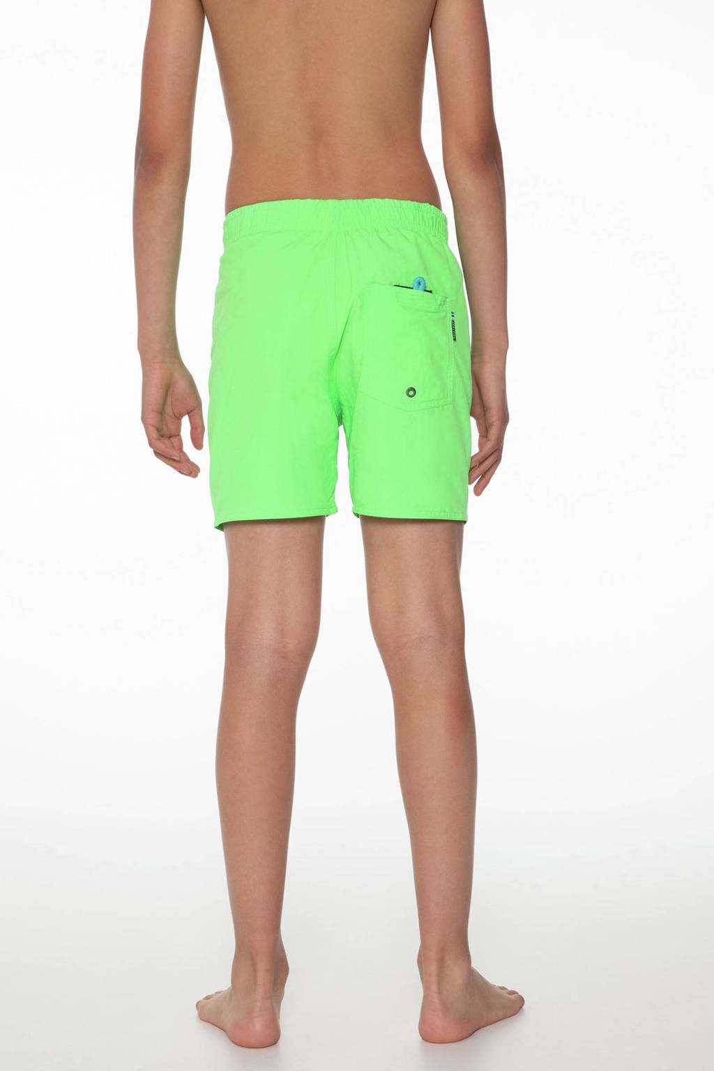 Mooie broekzwemshort CULTURE JR neon groen