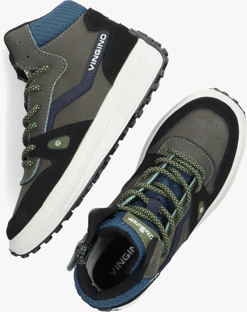 VINGINO blauwe vingino hoge sneaker max mid