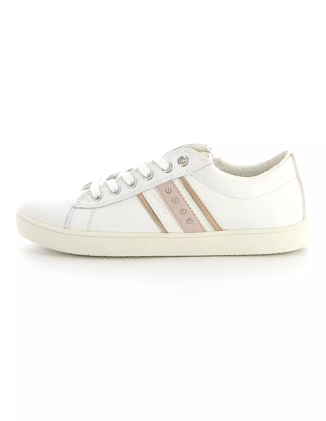 GEOX KATHE - Baskets Whitelightrose