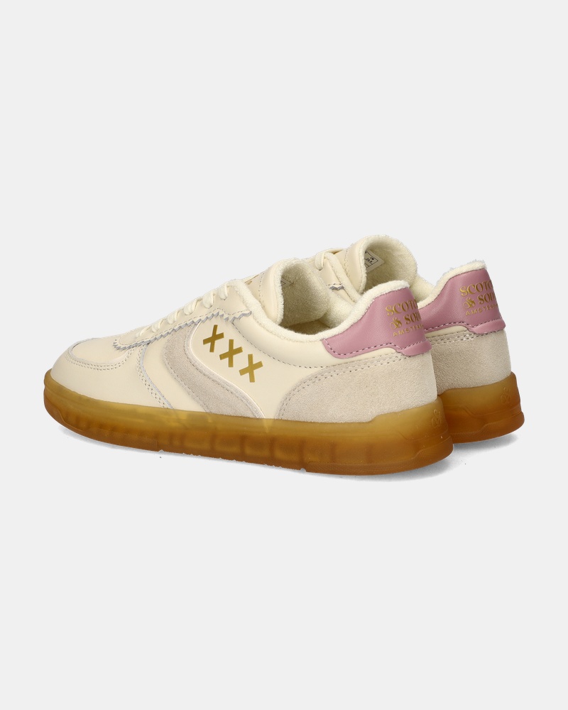 Scotch & Soda Nixie Lage sneakers  - wit