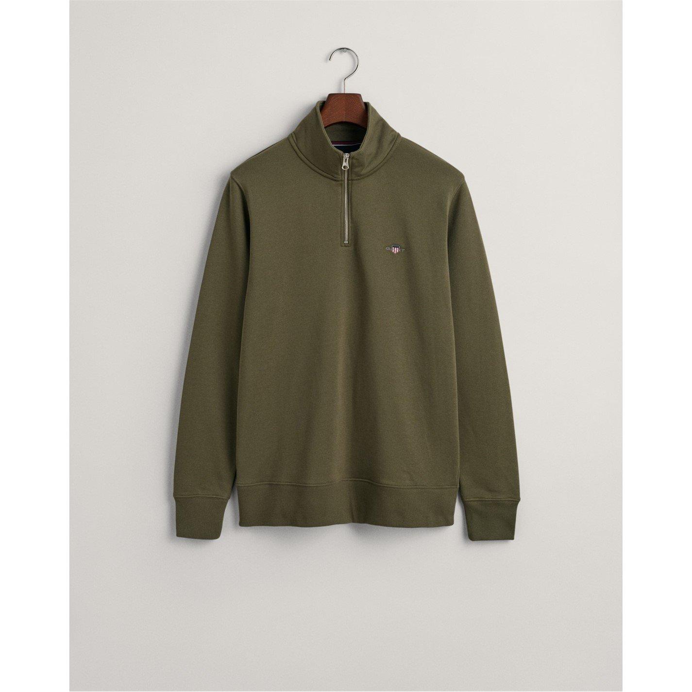 Gant Shield Half Zip Sweatshirt