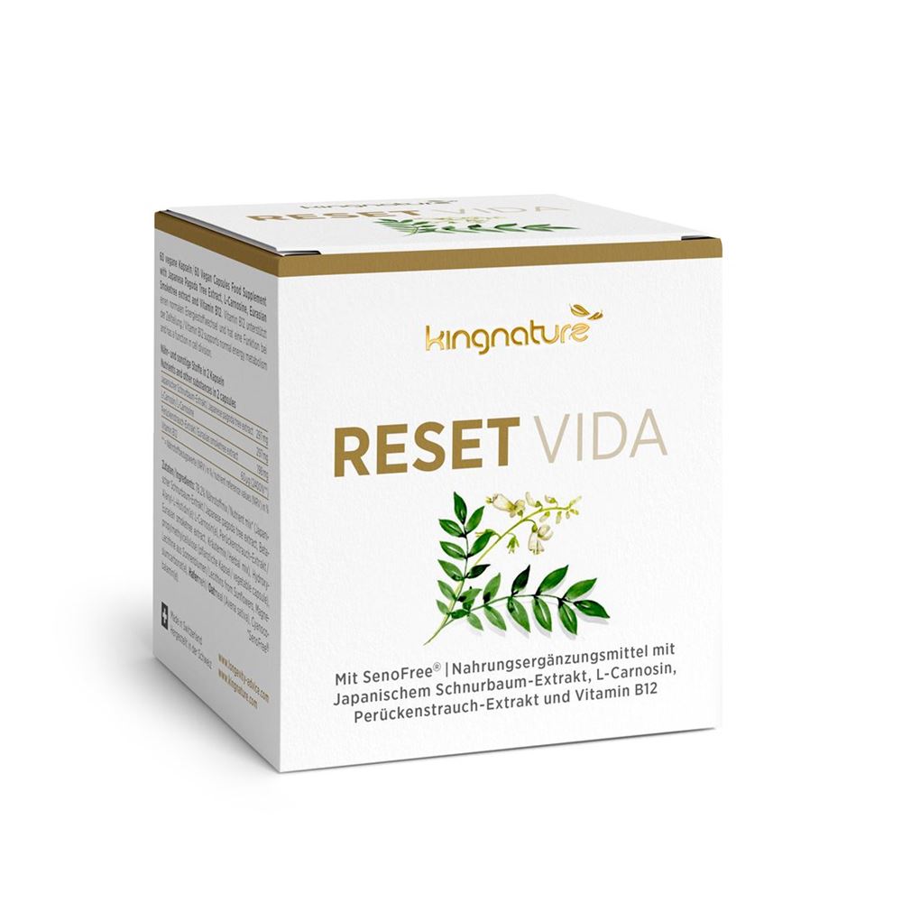 KINGNATURE Reset Vida<br>60 Stück, Dose, Kapsel