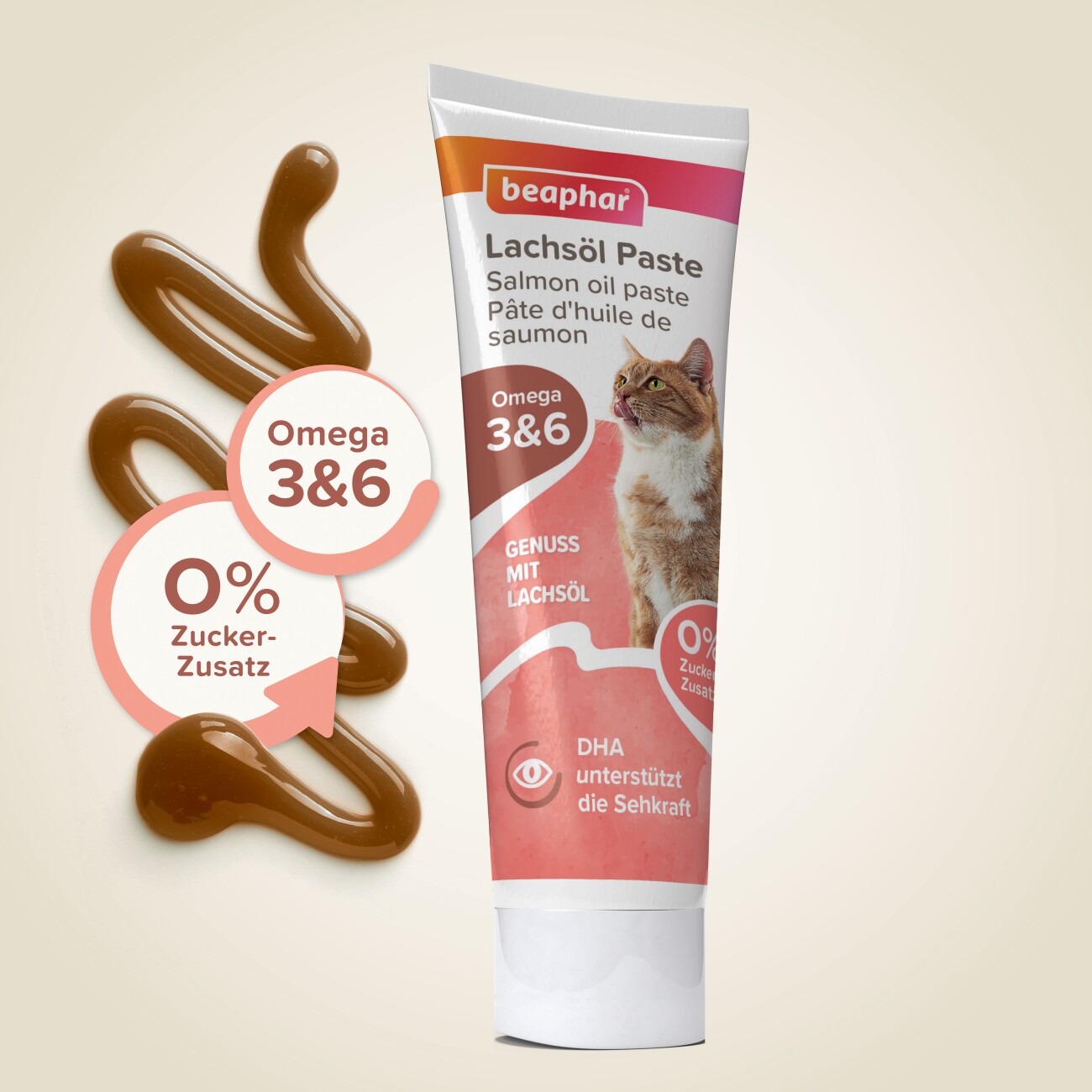 Beaphar Lachsöl Paste Katze 100g