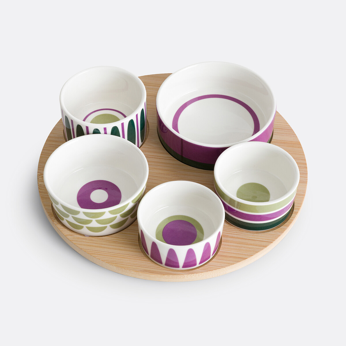 LA REDOUTE INTERIEURS<br>Conjunto de aperitivos de 5 taças pequenas, Etno