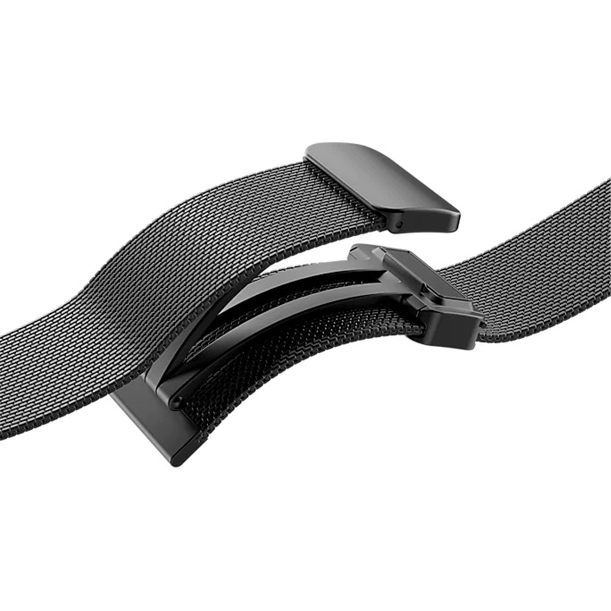 (S/M) Samsung - Galaxy Watch 5 (40mm) Metall Armband Milanaise 20mm (GP-TYR905HCABW) - Schwarz