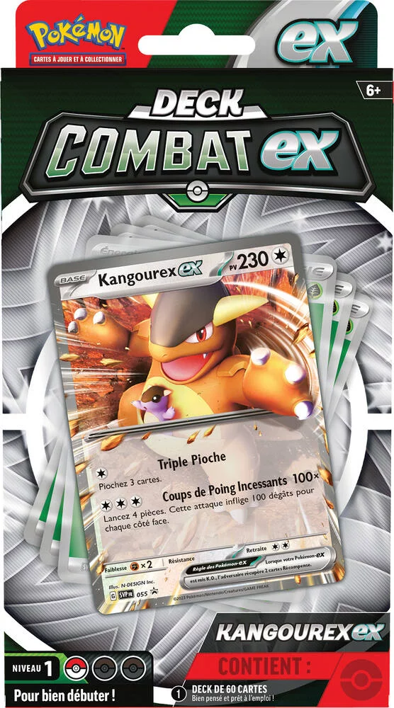 POKEMON - DECK COMBAT EX - AMPHINOBI EX OU KANGOUREX EX
