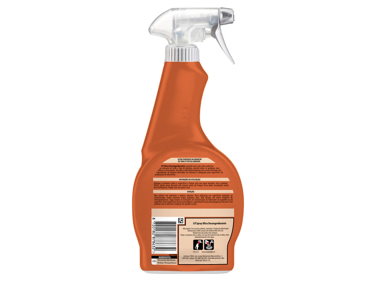 LIMPEZA CIF COZINHA ULTRA DESENGORDURANTE SPRAY 500ML