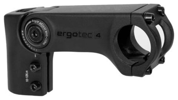 POTENCE REGLABLE AHEAD SET 1''1/8 L110 ERGOTEC SEPIA AHEAD 50 ALU NOIR 0/ 60° (CINTRE 31.8