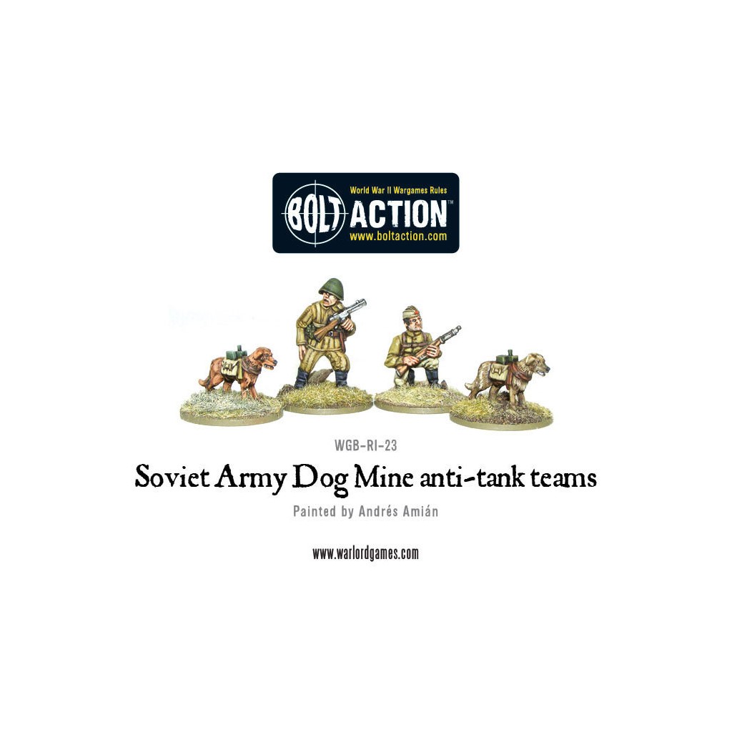 Bolt Action - Soviet - Army Dog Mine anti-tank teams team