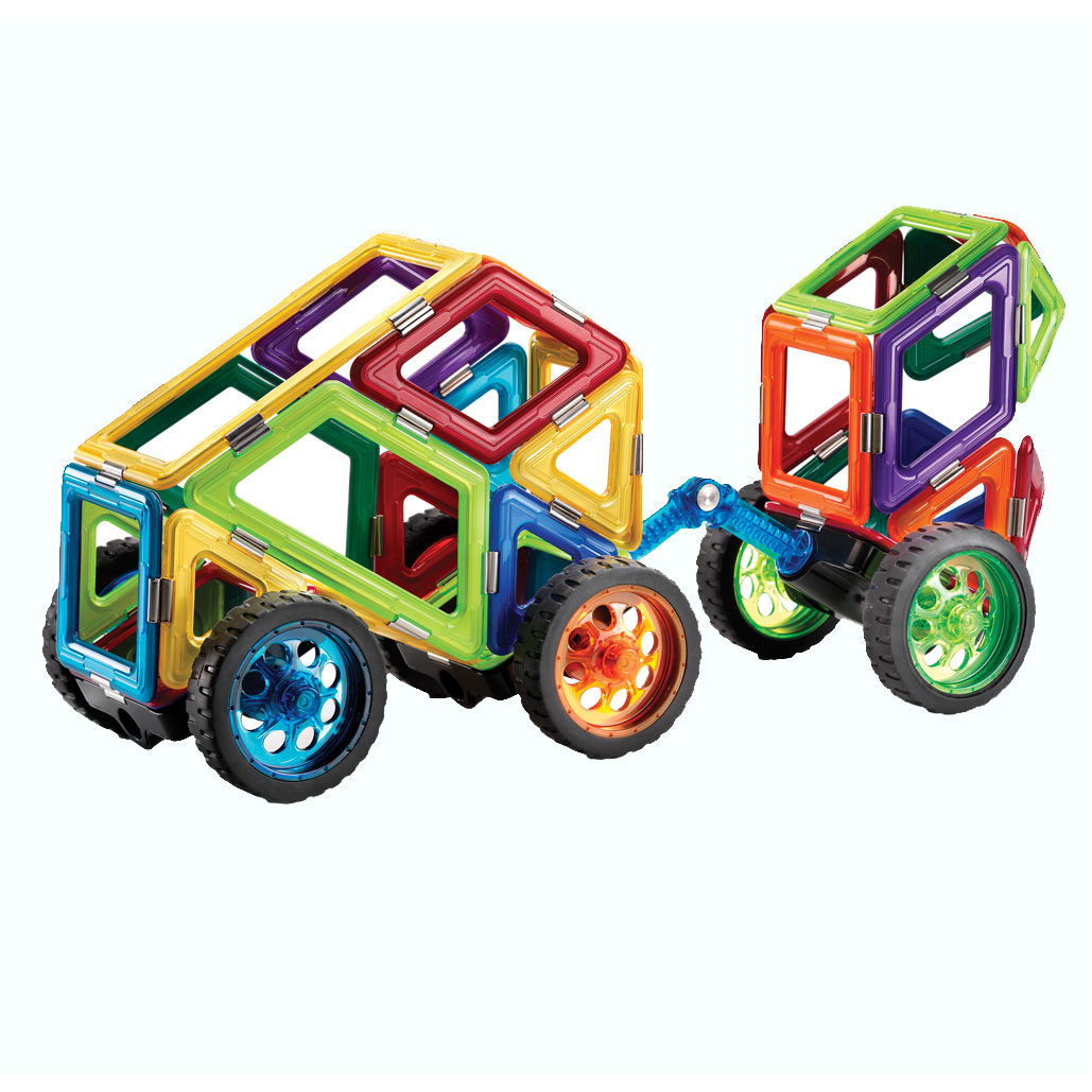 GeoSmart Space Truck Magnetisch Bouwspeelgoed, 42dlg.