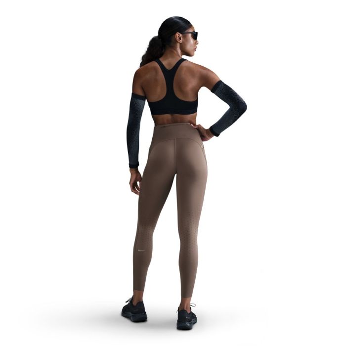 Nike Dame Lange tights Dri-Fit Swift high-Waisted Tights Brun