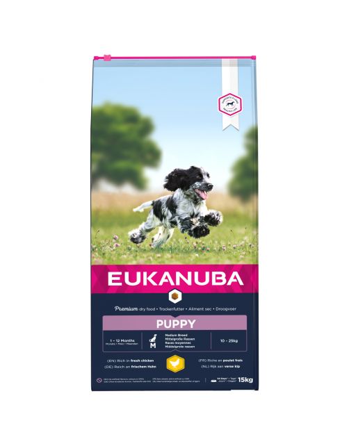 Eukanuba Growing Puppy Medium Breed Kip - Hondenvoer