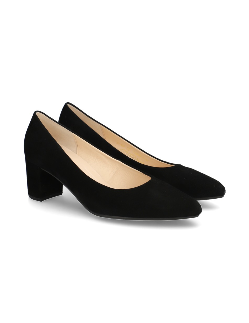 Veloursleder Pumps