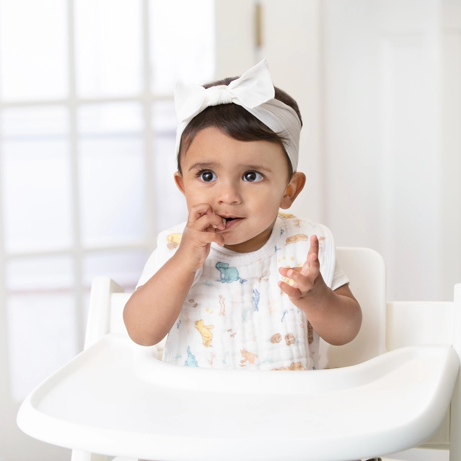 aden + anais™ Baumwoll-Musselin Lätzchen Winnie the Pooh 3er-Pack