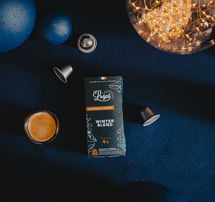 10 capsules compatibles Nespresso® Winter Blend - CAFÉS LUGAT