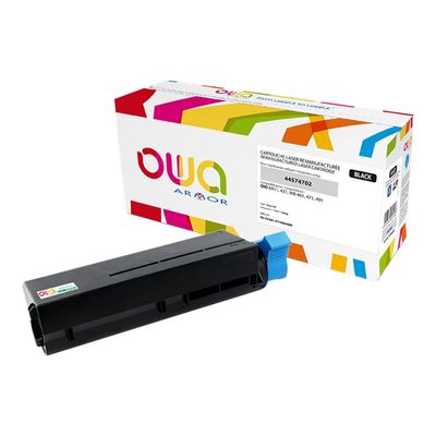 Cartouche laser compatible OKI 44574702 - noir - Owa K15664OW