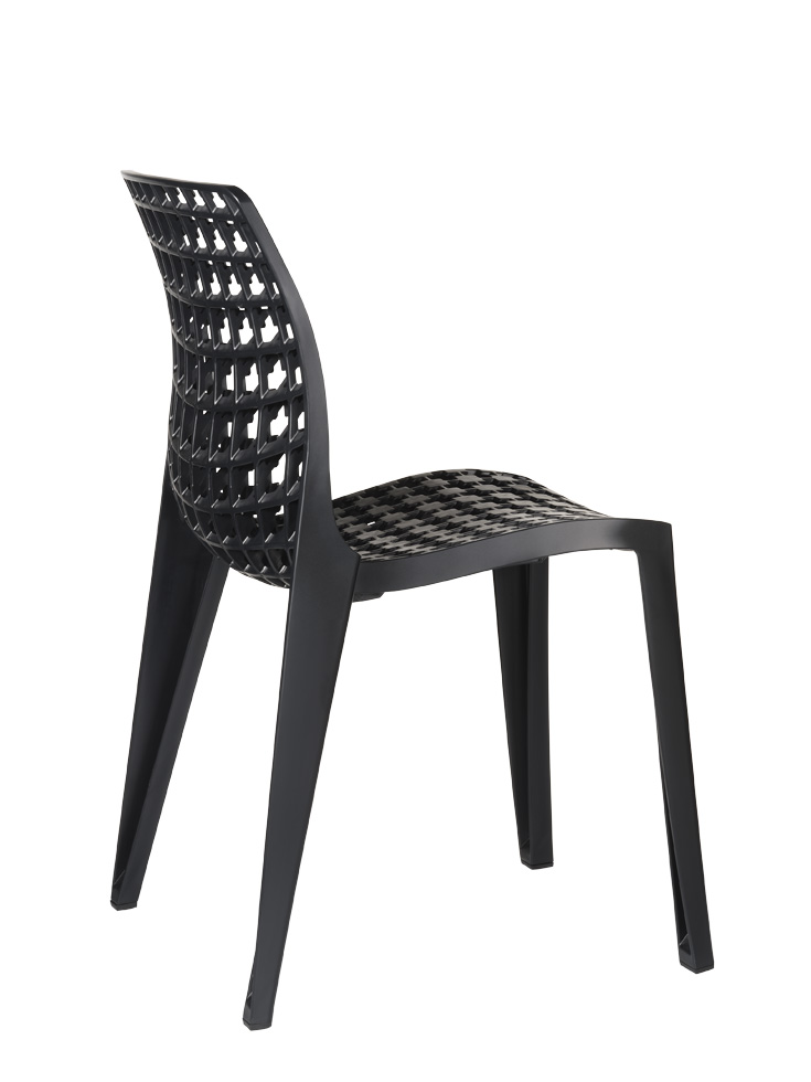 Kwart Monoblock Chair Black