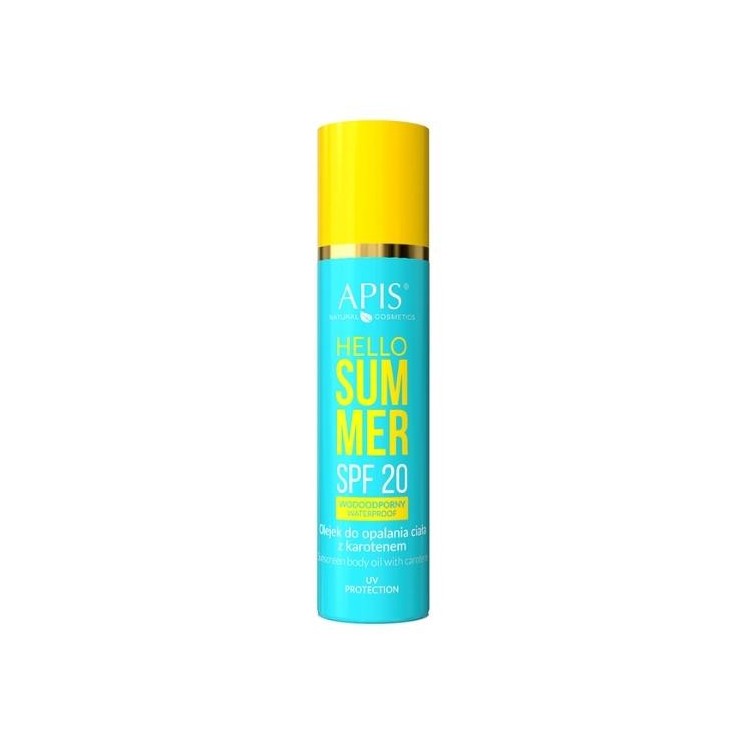 Apis Hello Summer SPF20 Lichaamsbruiningsolie met caroteen 150 ml