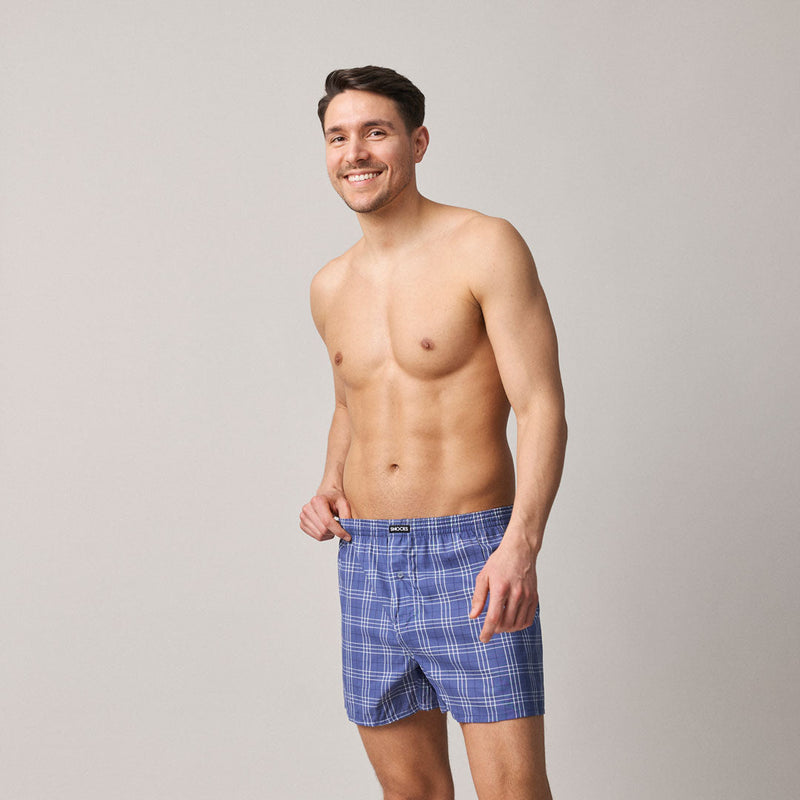 American Boxershorts aus Bio-Baumwolle Stripe