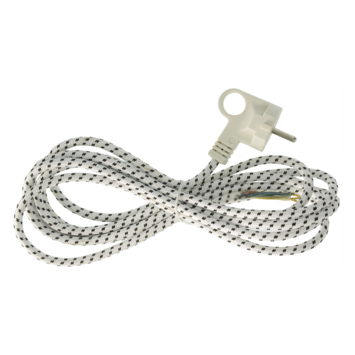 HANDSON snoer met stekker apparaat wit