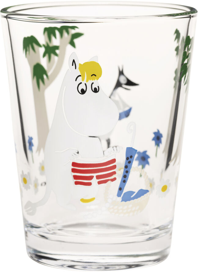 Moomin Arabia Mumi Drikkeglas 22 cl På ferie Multi