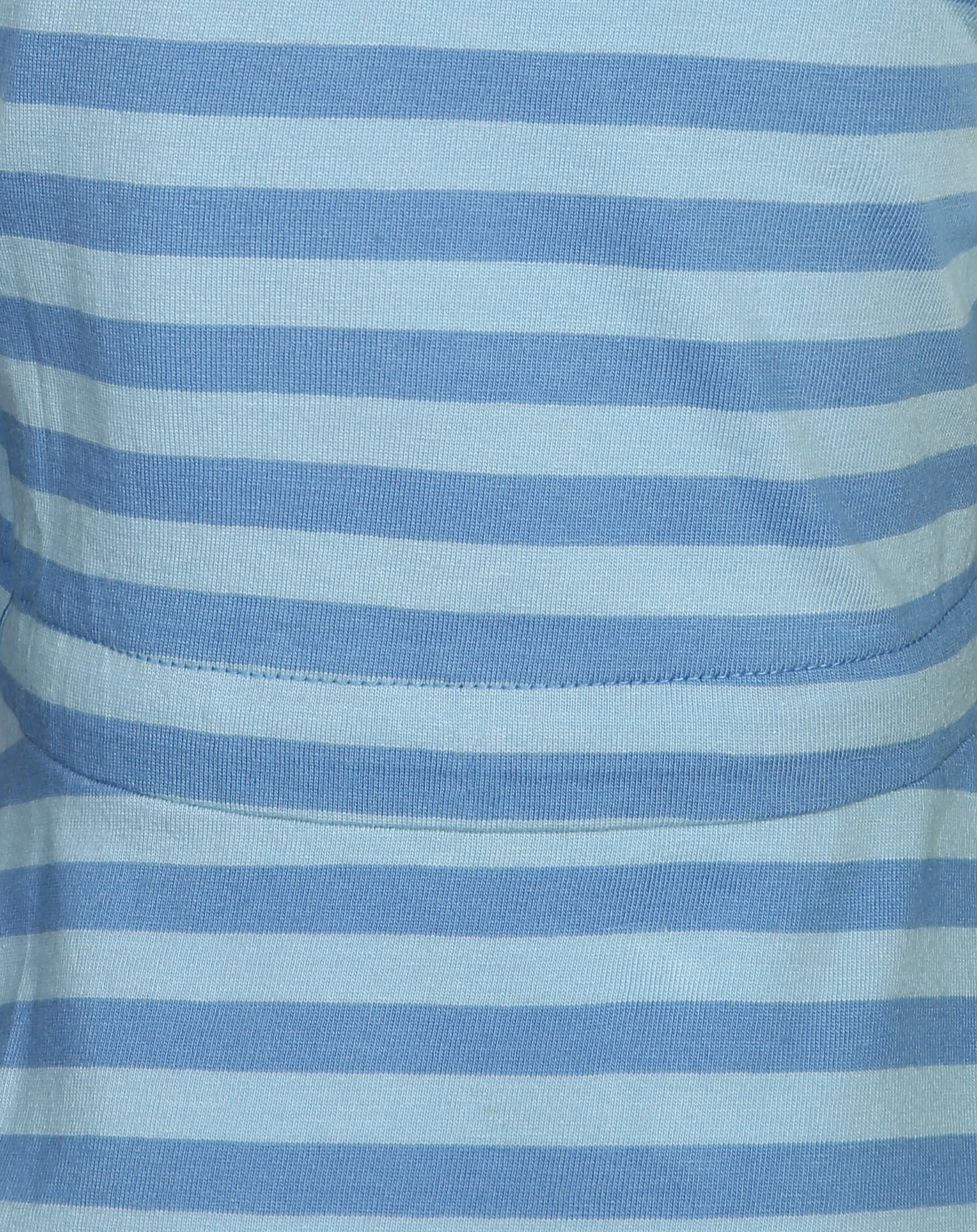 Kleid SUMMER mit Flügelärmel gestreift in blau