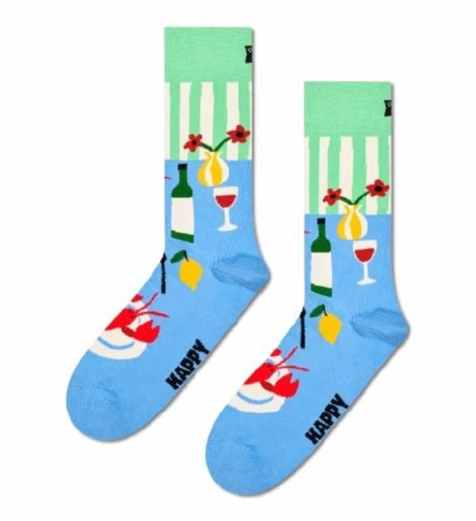 Happy Socks Dinner Sock Socken in Mehrfarbig