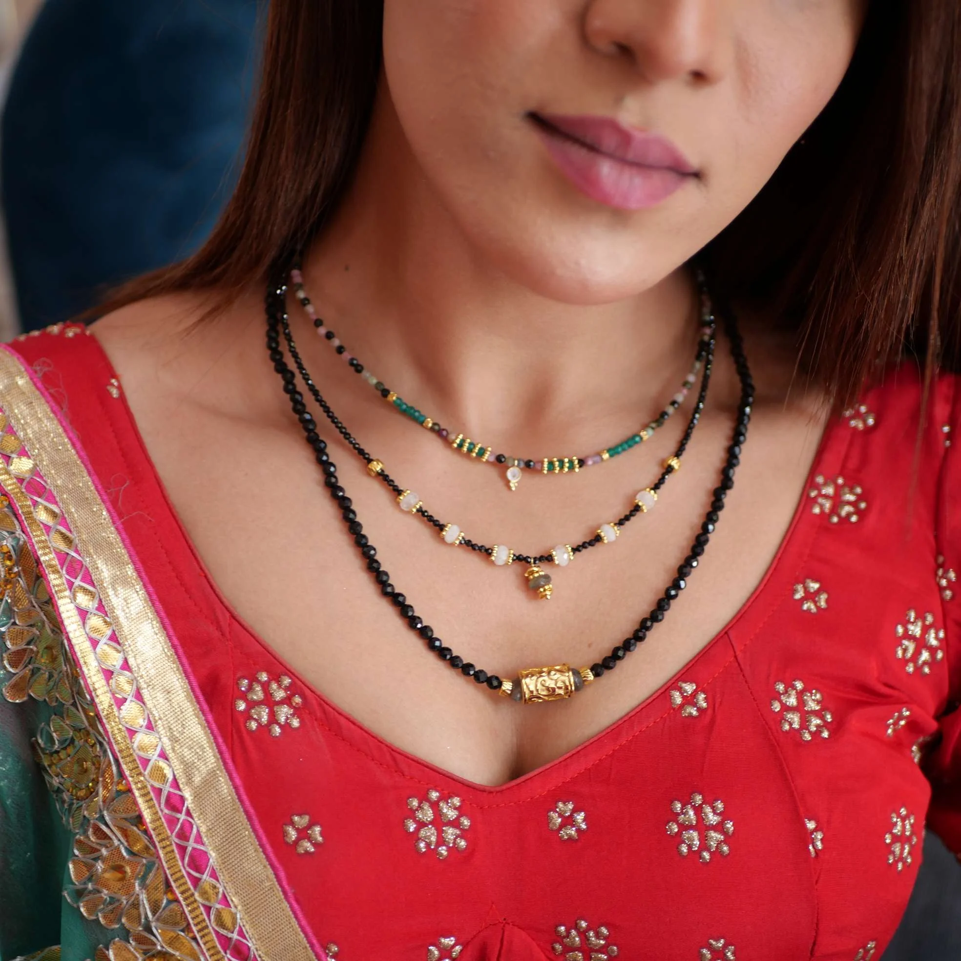 RAKSHA - Collier tourmaline | Multicolore