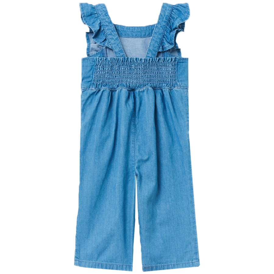 OVS Denim Latzhose mit Rüschen