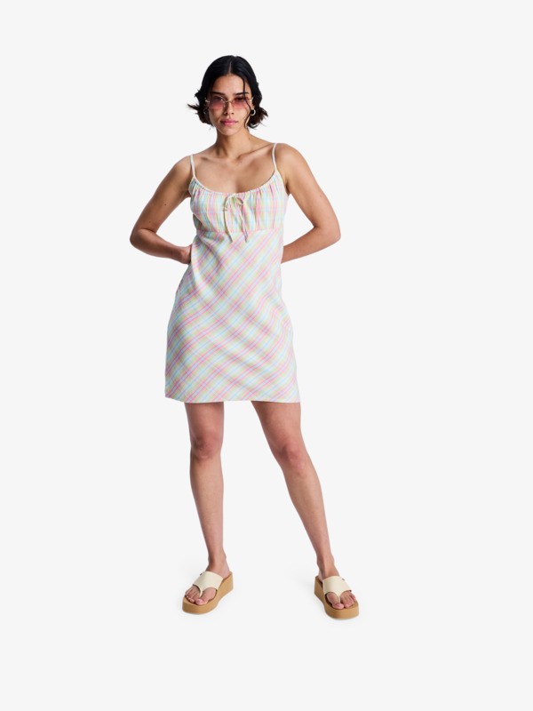 Limitless Mini Robe fluide à bretelles Blanc Femme