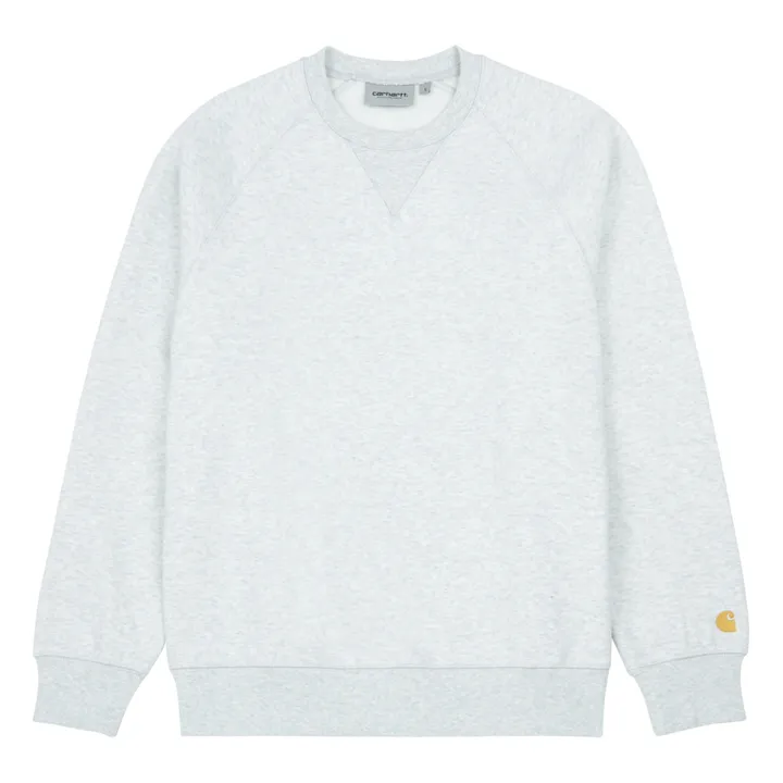 Carhartt WIP Sweat Chase | Ecru chiné
