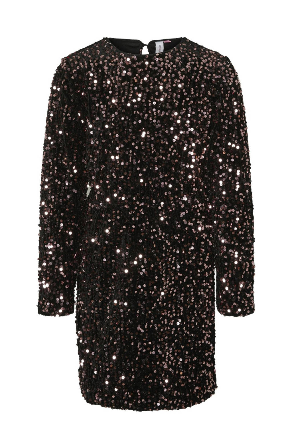 VERO MODA GIRL jurk VMBELLA zwart/rozegoud