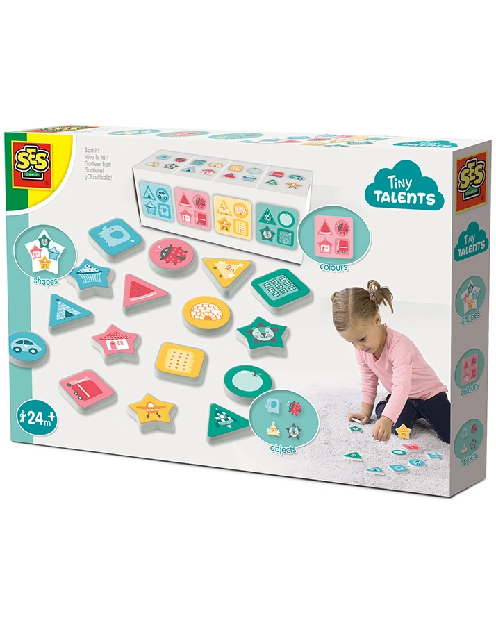 Sensorikspiel TINY TALENTS – SORTIERE! 18-teilig