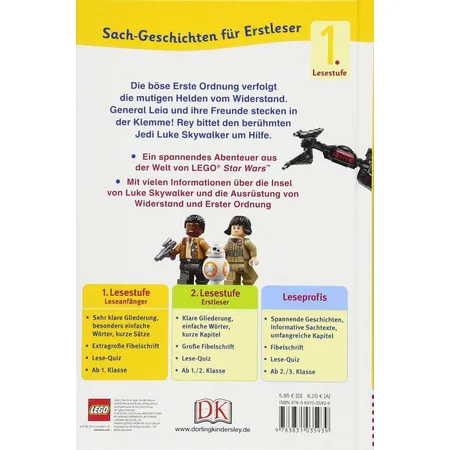 DK Verlag SUPERLESER 1 - LEGO® Star Wars™ :Die letzten Jedi: Sach-Geschichten