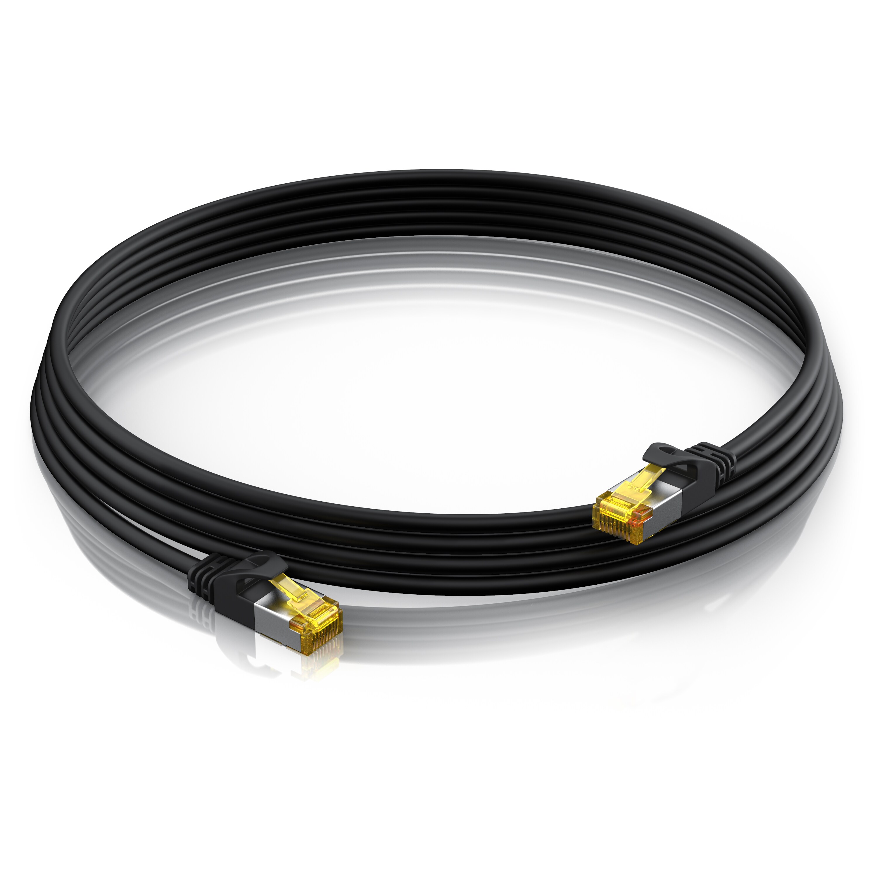 Primewire Ultra Slim Patchkabel Cat 7 - LAN Ethernet Gigabit Kabel - 10000 Mbit - U/FTP PIMF Schirmung - Netzwerkkabel - 20m