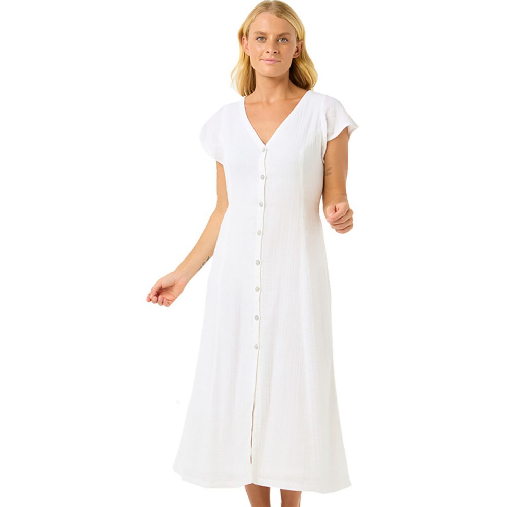 Rip Curl Premium Surf Long Kleid Damen weiß
