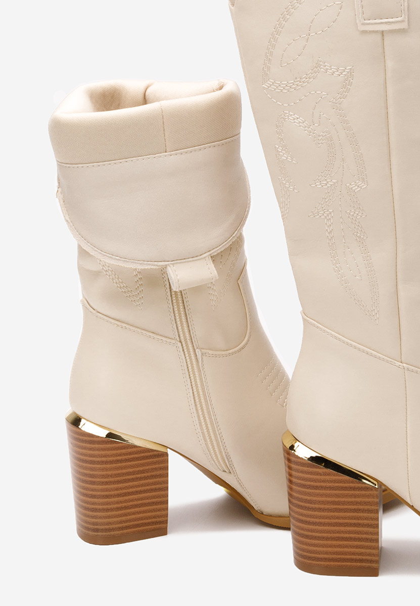 Santiag femme beige Galice