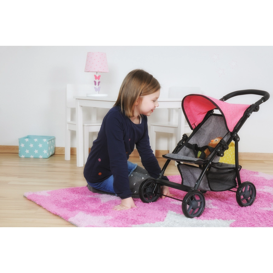 knorr toys® Puppenbuggy Liba - jeans grey